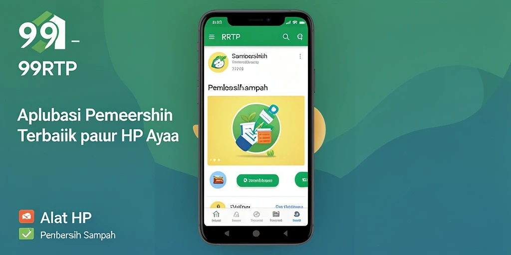 Tampilan antarmuka pengguna aplikasi Pembersih Sampah 99RTP.