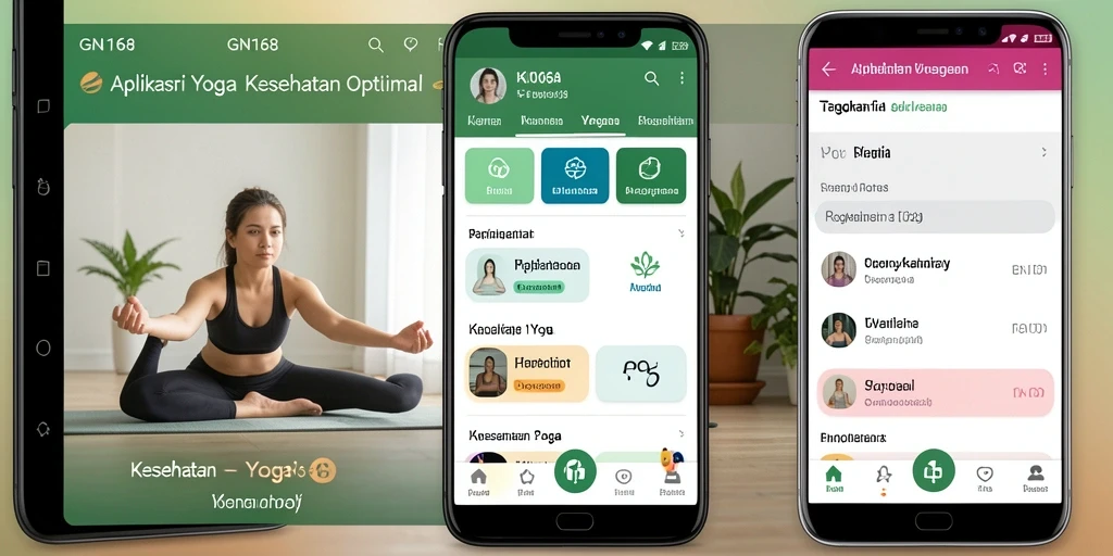 Antarmuka GN168 yang menarik untuk pengalaman yoga yang menyenangkan.