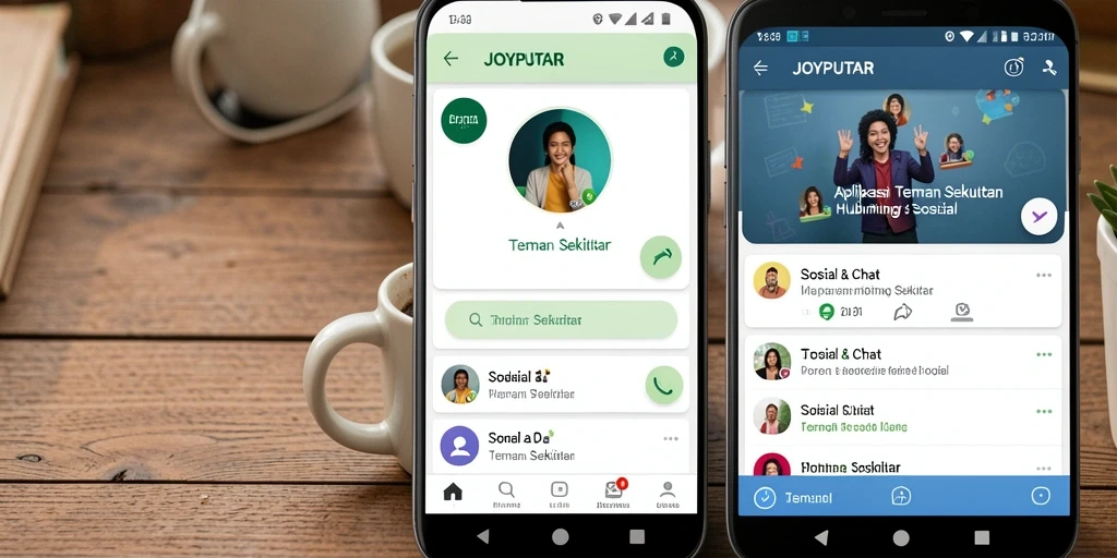 Tampilan antarmuka JOYPUTAR yang user-friendly dan menarik.