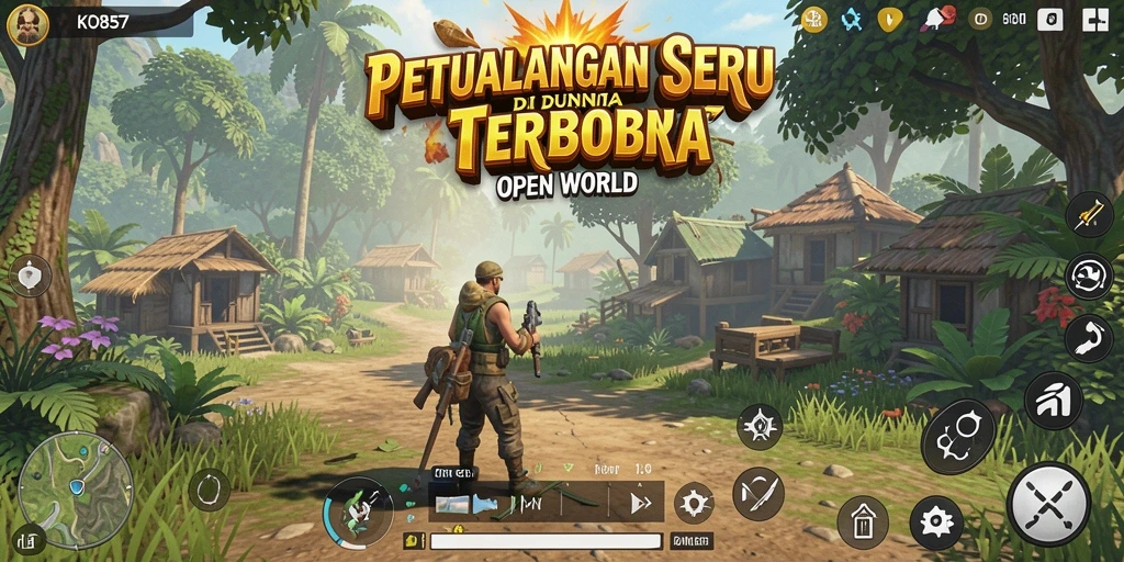 Tampilan antarmuka yang intuitif dan menarik dalam KO857.