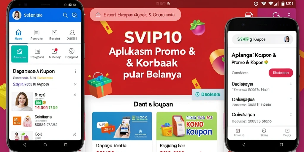Tampilan antarmuka aplikasi SVIP10 yang sederhana dan menarik.